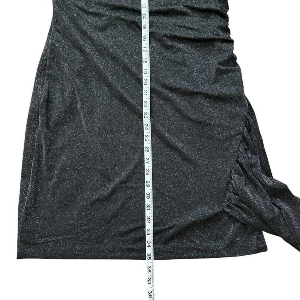 CHIARA BONI Rebon Sugar Elegant Black Dress Made in Italy size 16 NWT - Picture 10 of 12